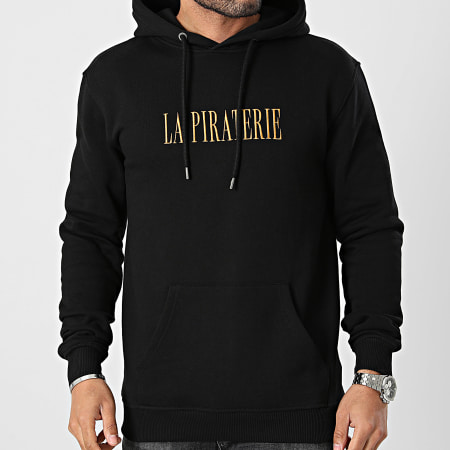 La Piraterie - Sudadera con capucha Scarface Gold Negra