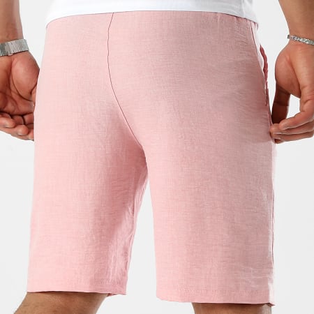LBO - Linen Effect Chino Short 1174 Pink