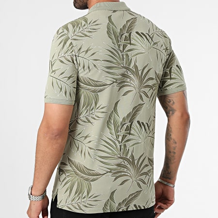 Only And Sons - Polo de manga corta Kash Verde Caqui Floral