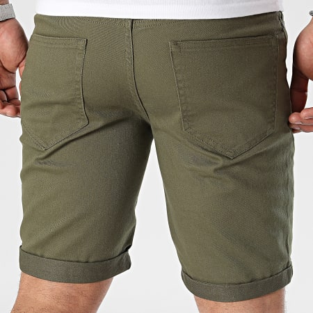 Only And Sons - Short Jean Ply Life Vert Kaki