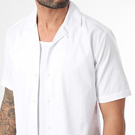 Only And Sons - Chemise Manches Courtes Alvaro Blanc