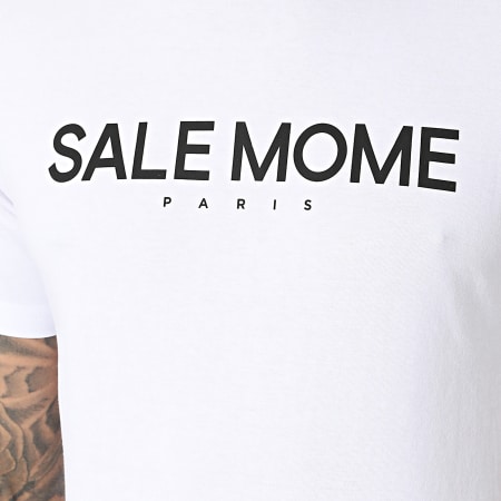 Sale Môme Paris - Tee Shirt Poisson D'Avril Blanc Noir