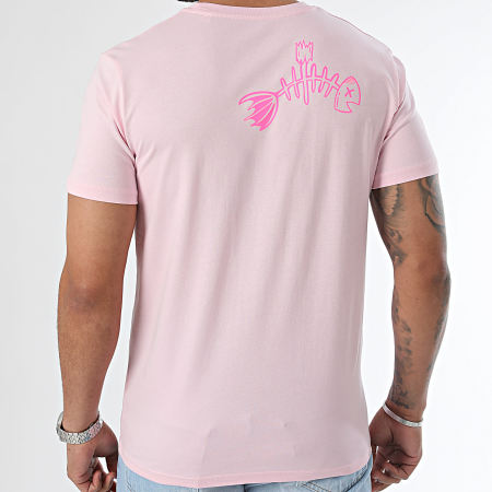 Sale Môme Paris - Tee Shirt Poisson D'Avril Rose Rose Fluo