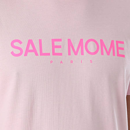 Sale Môme Paris - Camiseta Poisson D'Avril Rosa Fluorescente