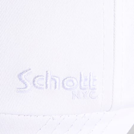 Schott NYC - Casquette Capcasual Blanc