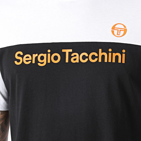 Sergio Tacchini - Maglietta Grave 40528 Bianco Nero