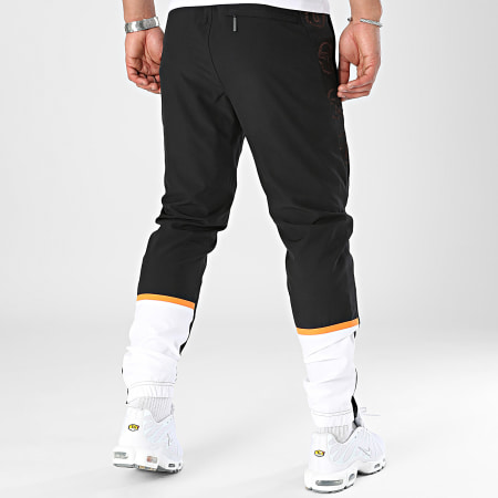 Sergio Tacchini - Forata 40619 Pantaloni da jogging nero arancio bianco