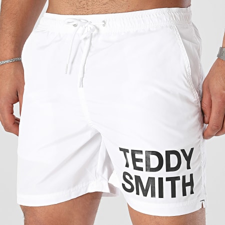 Teddy Smith - Pantaloncini da bagno Diaz 12416477D Bianco