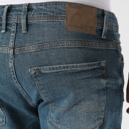 Tiffosi - Pantaloncini jeans slim 10054433 Denim blu