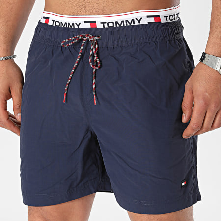 Tommy Jeans - Short De Bain Medium Drawstring 2043 Bleu Marine