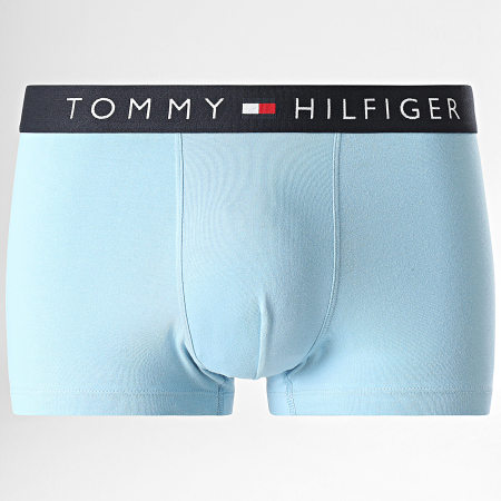 Tommy Hilfiger - Lot De 3 Boxers Trunk 3180 Bleu Clair Bleu Marine Rose