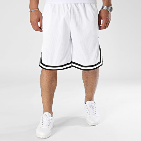 Urban Classics - TB243 Pantaloncini da jogging bianchi a fascia