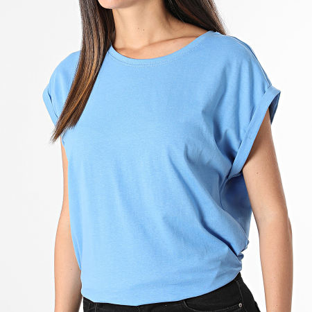 Urban Classics - Camiseta sin mangas de mujer TB771 Azul claro