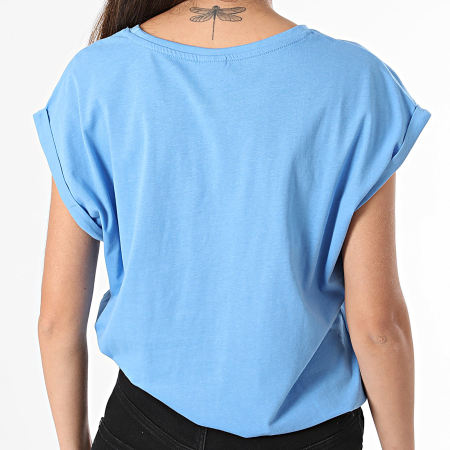 Urban Classics - Camiseta sin mangas de mujer TB771 Azul claro