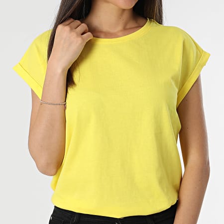 Urban Classics - Tee Shirt Sans Manches Femme TB771 Jaune