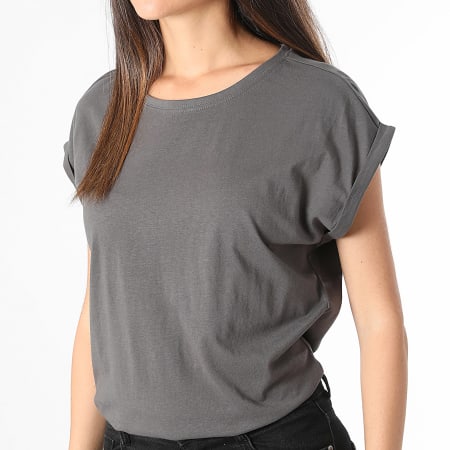 Urban Classics - Camiseta sin mangas de mujer TB771 Gris antracita