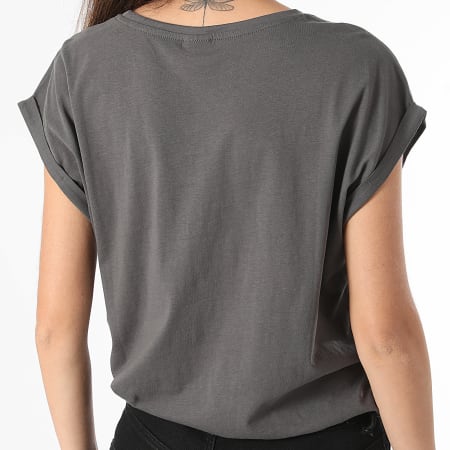 Urban Classics - Camiseta sin mangas de mujer TB771 Gris antracita