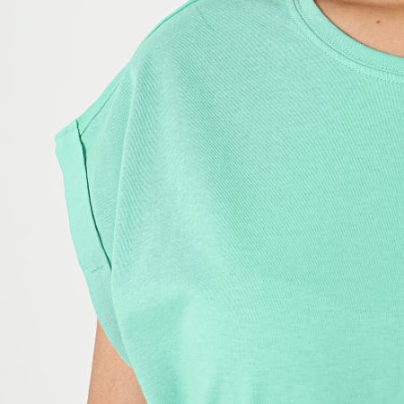 Urban Classics - Dames mouwloos T-shirt TB771 Groen