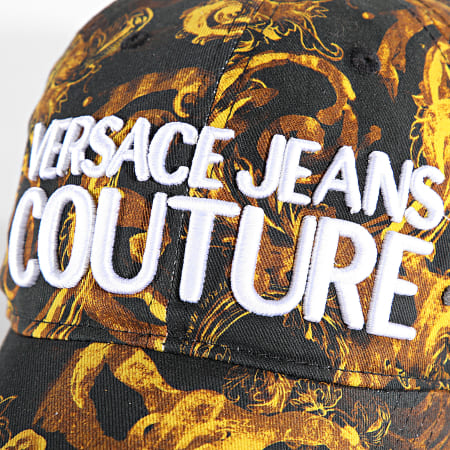 Versace Jeans Couture - 76GAZK10-ZG267 Cappello rinascimentale nero oro
