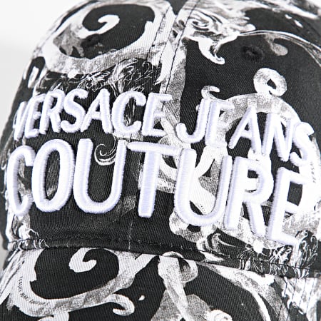 Versace Jeans Couture - Casquette 76GAZK10-ZG267 Noir Blanc Renaissance