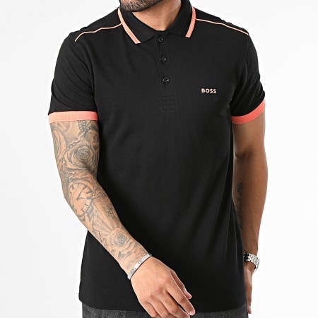 BOSS - Polo Manches Courtes Paddy 50512995 Noir