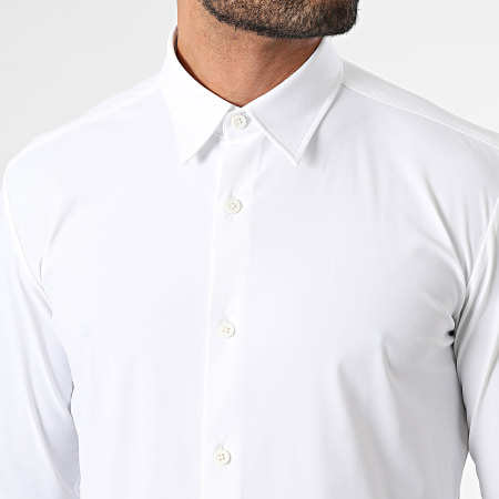 BOSS - Camisa de manga larga Roan Kent 50513550 Blanco