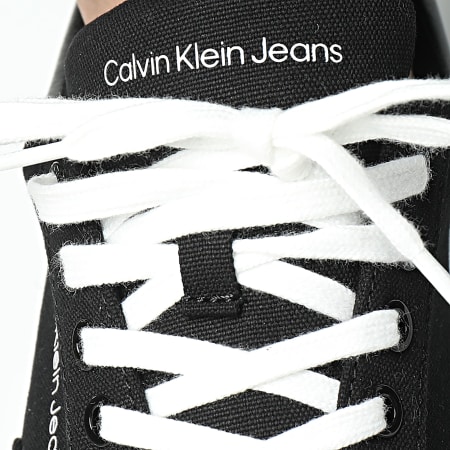 Calvin Klein - Skater Vulc Low Laceup Mix 0903 Nero Bianco brillante Sneakers