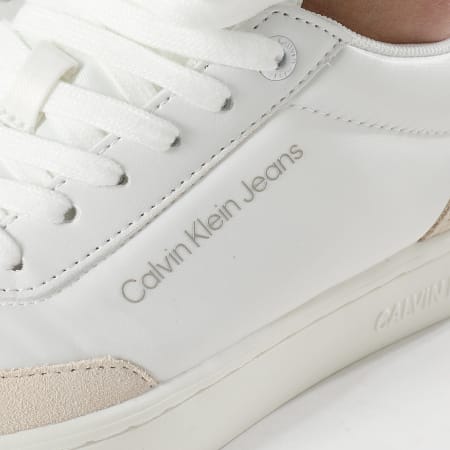 Calvin Klein - Classic Cupsole Low Mix 1389 White Creamy White Sneakers Donna