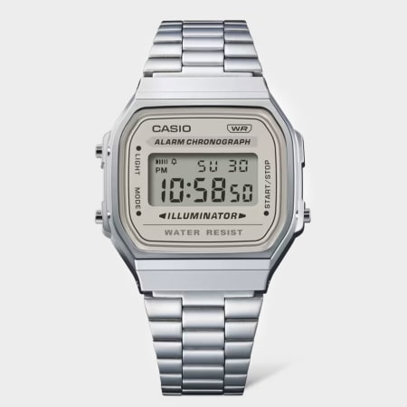 Casio - Orologio vintage in acciaio A168WA-8AYES