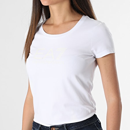 EA7 Emporio Armani - Tee Shirt Femme 8NTT66-TJFKZ Blanc