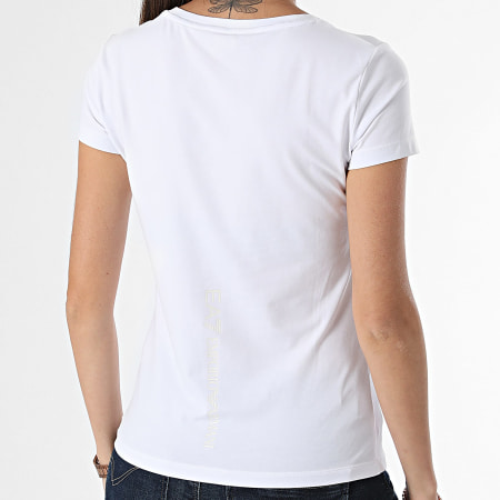 EA7 Emporio Armani - Tee Shirt Femme 8NTT66-TJFKZ Blanc