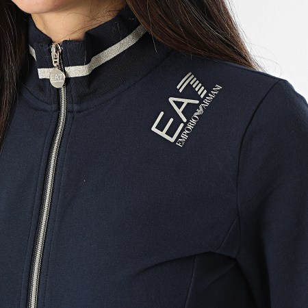 EA7 Emporio Armani - Trainingspak voor dames 8NTV51 marineblauw goud