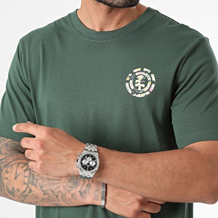 Element - Camiseta Saturn Fiill ELYZT00379 Verde oscuro