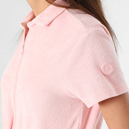 Girls Outfit - Mono de felpa rosa caramelo para mujer