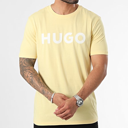 HUGO - Tee Shirt Dulivio 50467556 Jaune