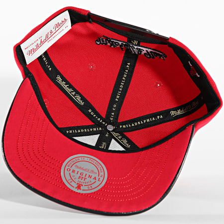 Mitchell and Ness - Day One Chicago Bulls NBA Snapback Cap 6HSSMM19224 Rosso Nero