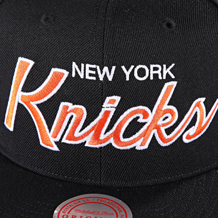 Mitchell and Ness - NBA Team Script 2.0 Snapback Cap New York Knicks HHSS3280 Nero