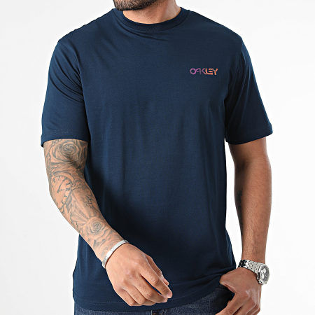 Oakley - Camiseta FingerPrint FOA405486 Azul Marino