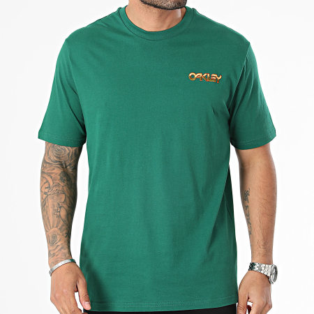 Oakley - Maglietta con cappuccio FOA404830 Verde scuro