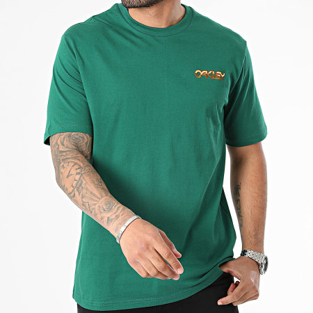 Oakley - Tee Shirt Dipped FOA404830 Vert Foncé