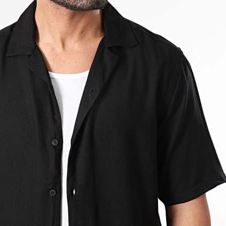 Only And Sons - Chemise Manches Courtes Dash Life Noir