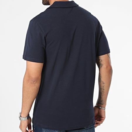 Only And Sons - Polo Manches Courtes Yakob Bleu Marine