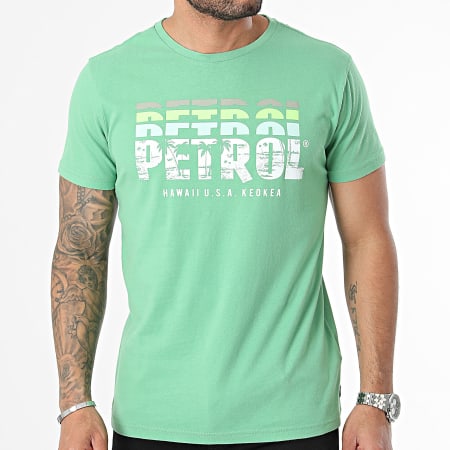 Petrol Industries - Tee Shirt M-1040-TSR158 Vert