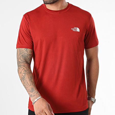 The North Face - Camiseta Reaxion A4CDW Burdeos