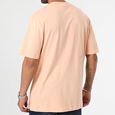 Urban Classics - Lot De 2 Tee Shirts Oversize TB006A Blanc Orange