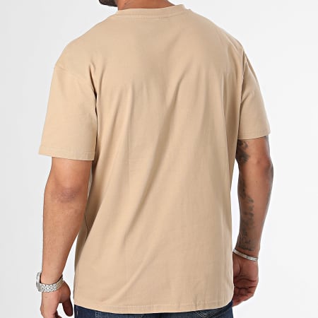 Urban Classics - Set van 2 oversized zware T-shirts TB1778A Beige