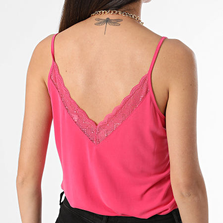 Vero Moda - Camiseta de tirantes de mujer con cuello en V Mila Pink
