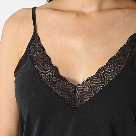 Vero Moda - Camiseta de tirantes de mujer con cuello en V Mila Negro
