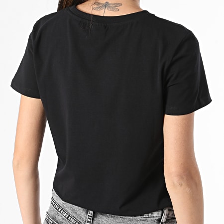 Guess - Dames-T-shirt V-hals V4GI09 Zwart