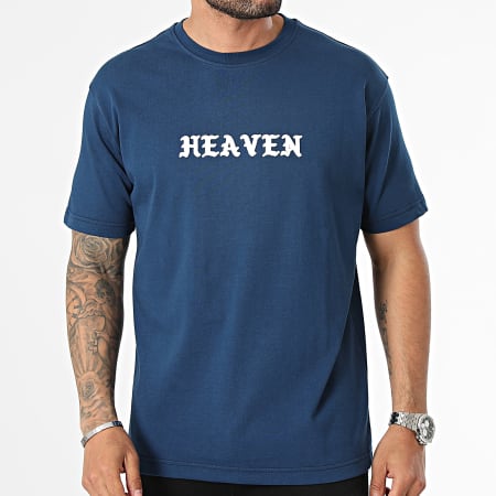 Ikao - Camiseta oversize azul marino